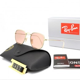 Ray Ban Rb3857 Light Pink And Gold Sunglasses