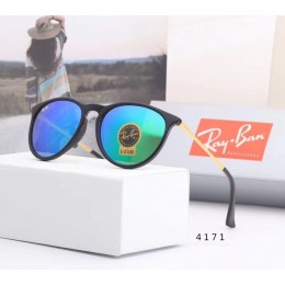 Ray Ban Rb4171 Gradient Blue And Gold With Black Sunglasses