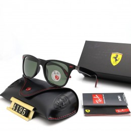 Ray Ban Rb4195 Green And Black With Red Sunglasses