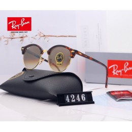 Ray Ban Rb4246 Light Brown And Tortoise With Gold Sunglasses