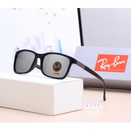 Ray Ban Rb4208 Mirror Gray And Black Sunglasses