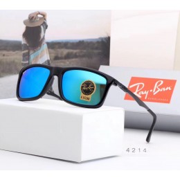 Ray Ban Rb4214 Ice Blue And Black Sunglasses
