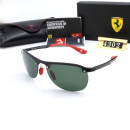 Ray Ban Rb4302 Green And Black With Red Sunglasses