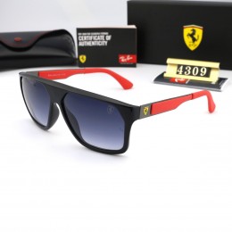 Ray Ban Rb4309 Dark Blue And Red With Black Sunglasses