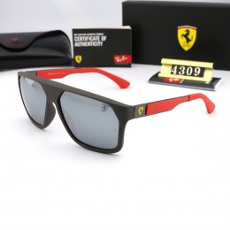 Ray Ban Rb4309 Gray And Red With Black Sunglasses