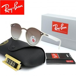 Ray Ban Rb4380 Brown And White Sunglasses