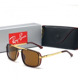 Ray Ban Rb4414 Brown And Gold With Brown Sunglasses