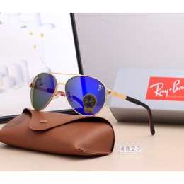 Ray Ban Rb4820 Dark Blue And Gold With Black Sunglasses