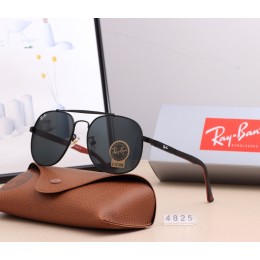 Ray Ban Rb4825 Aviator Black And Black With Red Sunglasses