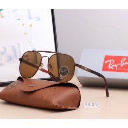 Ray Ban Rb4825 Aviator Brown And Black With Red Sunglasses