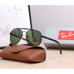 Ray Ban Rb4825 Aviator Green And Black With Red Sunglasses
