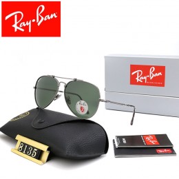 Ray Ban Rb8135 Green And Silver Sunglasses