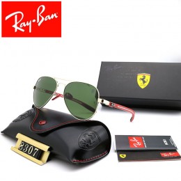 Ray Ban Rb8307 Green And Gold With Red Sunglasses