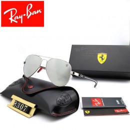 Ray Ban Rb8307 Silver And Silver With Black Sunglasses
